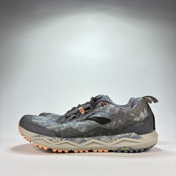 Brooks Caldera 3 Gray Camo Trail Running Shoes 1202881B009 Women's Size 9.5 - Picture 4 of 12